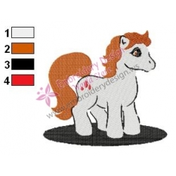 My Little Pony Edward Embroidery Design